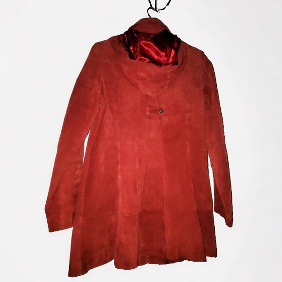 Suede coat Bradley Bayou with toggles  size S - Picture 6 of 16